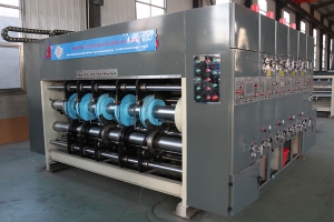 Máquina impresora troqueladora de alta velocidad